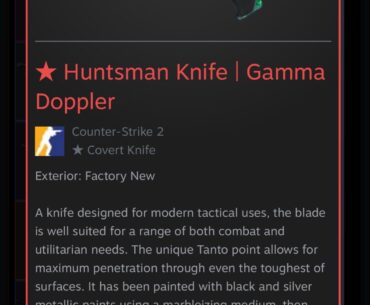 Looking for knife for knife trade trade link under