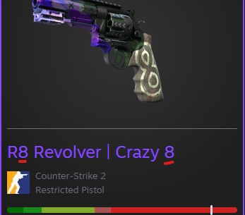 R8 Revolver | Crazy 8 .888888