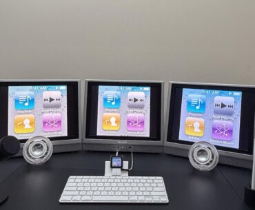 iPod nano Triple-Monitor Workstation!