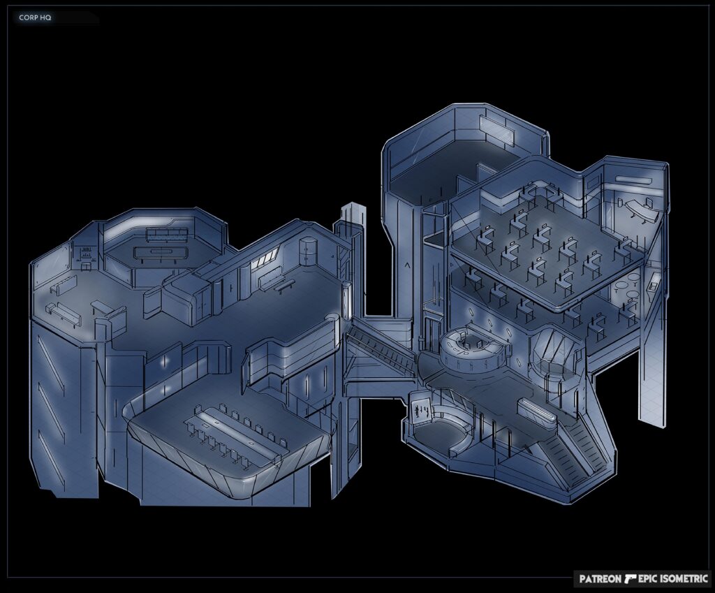 Corp HQ - Epic Isometric [map]
