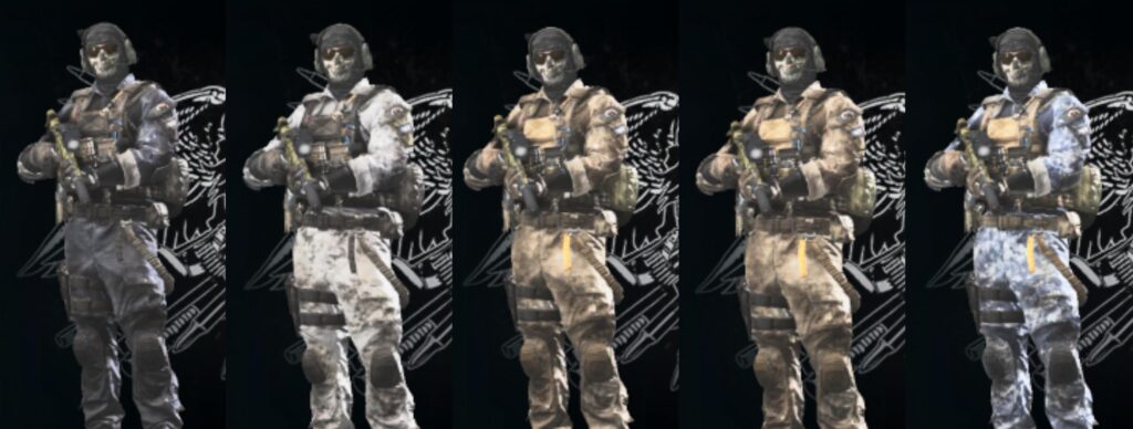 [Ghosts] How does the game decide which camo each faction is?
