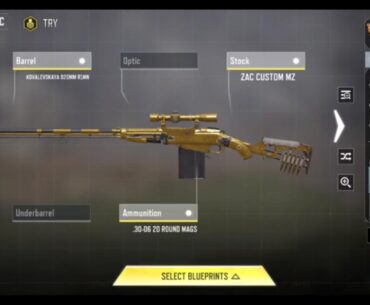 3-line rifle. Is there a legendary blueprint for this gun? What is its name?