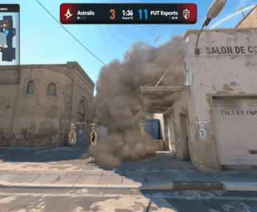 Astralis with new meta — curtain smoke