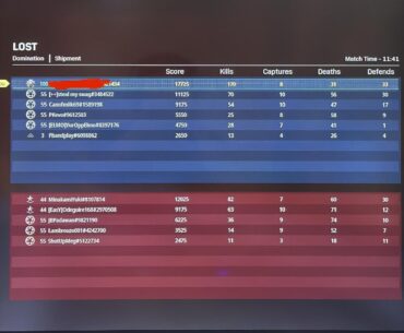 My personal shipment record