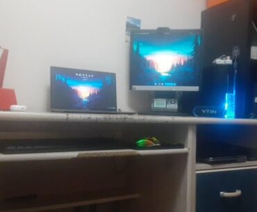 My first actual PC setup at 13, spent about $300 on the whole setup