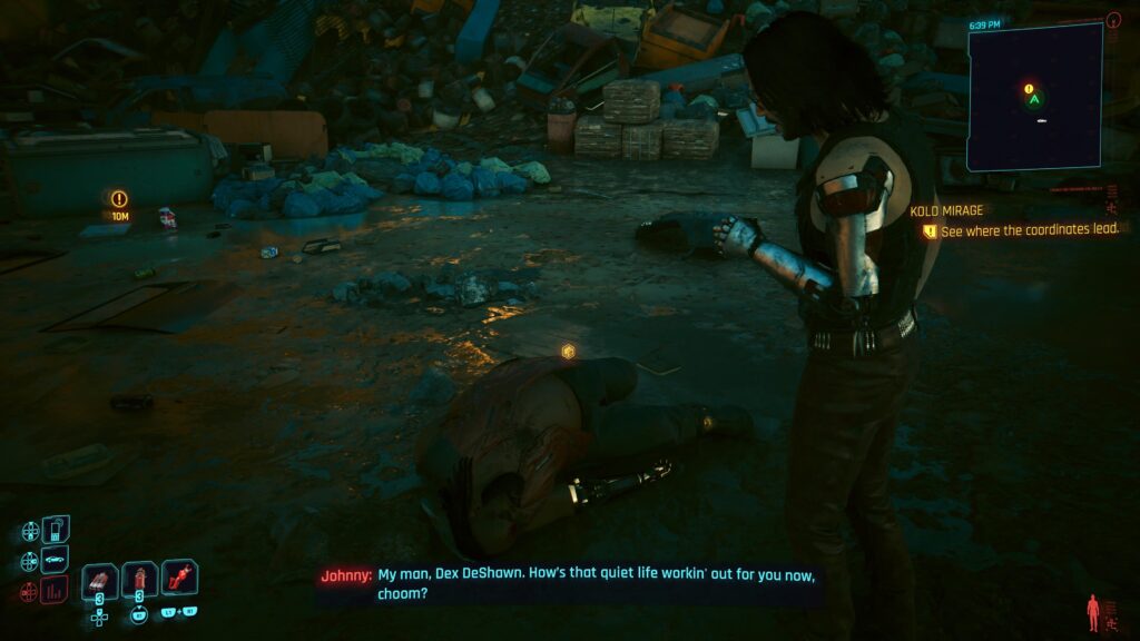 A lot is said about V turning into Johnny, but we know it goes both ways too