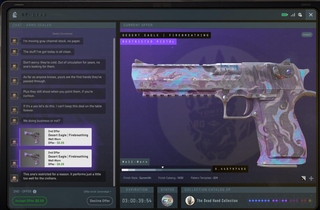 Is it normal to lose an offer in a dead hand