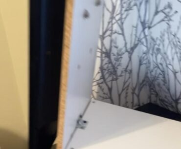 Got a tv at goodwill for $4, couldn’t justify spending money on a stand. Broke a bookshelf in half