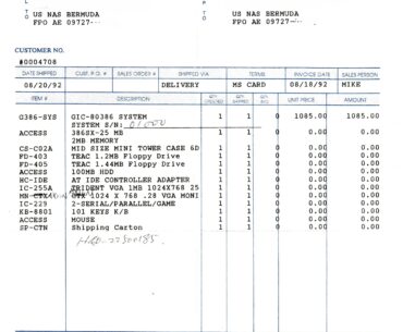 My first PC bought in 1992 with my summer earnings.
