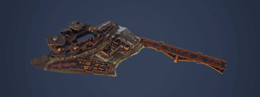 This is a picture of Nacht Der Untoten in Unreal Engine that I made.