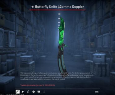 Pulled my first knife.........