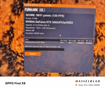 Why my 5060 desktop lower score than 4060 laptop ?