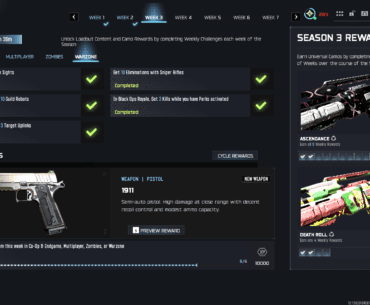 New patch today, weeklys still bugged and not tracking.