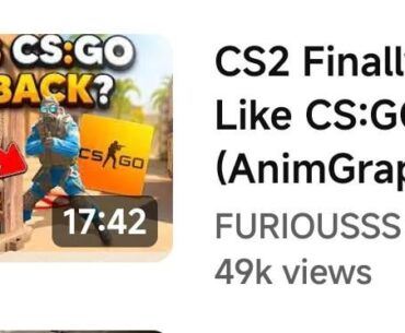 Were people back in the day when a game changing update releases to CSGO, they be like CS:Source is back?