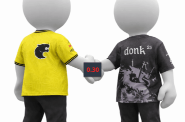 Today, donk & molodoy played their worst map, posting a 0.30 rating.