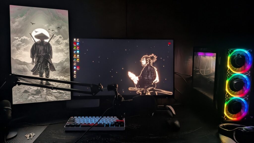 It's kinda mid. Cheap PC and setup but still kinda clean.