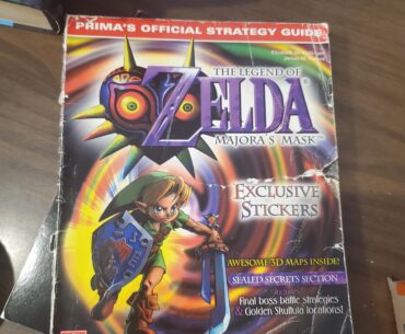 Legend of Zelda Majora's Mask - The oldest strategy guide I own.