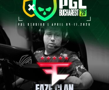 FaZe Clan has forfeit their first game vs Eyeballers at PGL Bucharest.