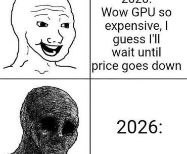 It will happen with RAM too I guess