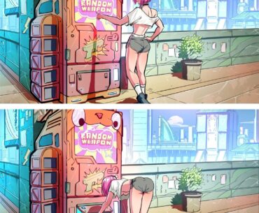 [OC] Random Weapon Vending Machine - Part 1 by Me