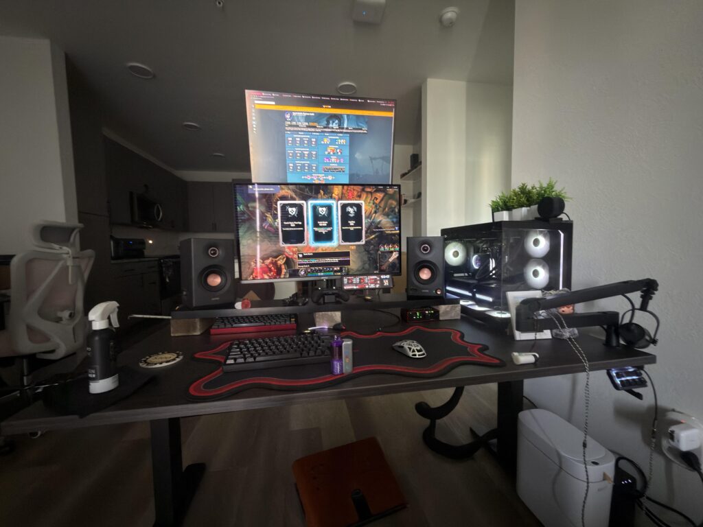 first apartment setup:D