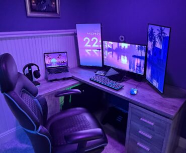 Setup Complete with some mood lighting