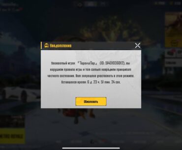 За что етот бан? Кто разбирается помогите пожалуйста.