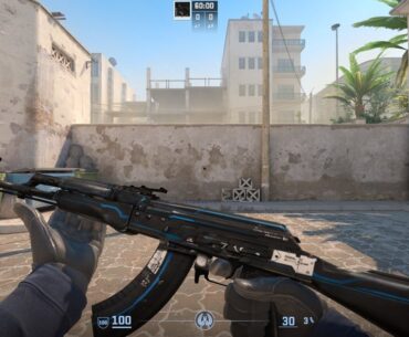 Made a clean AK-47 skin called “Cold Signal” – trying a minimal approach
