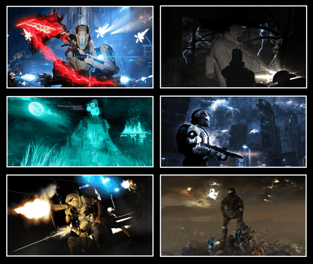 Multi Video Game Fanart Collage - Artwork By Me