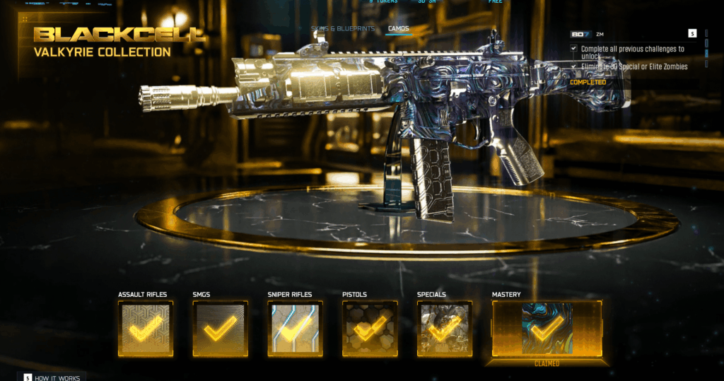 [BO] Blackcell camo done!