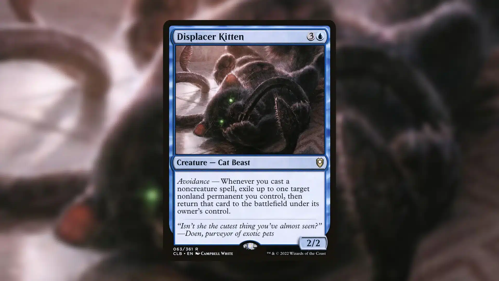 Commander Kitten Spikes to $50 Thanks to New Two-Card Infinite Combo Displacer Kitten