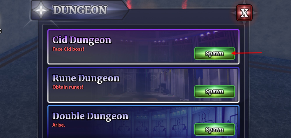 Dungeon Cid in Sailor Piece