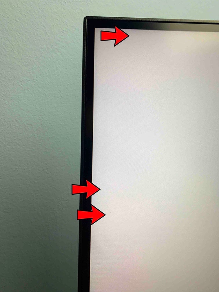 KTC H32P22P QC Issue Mid Left