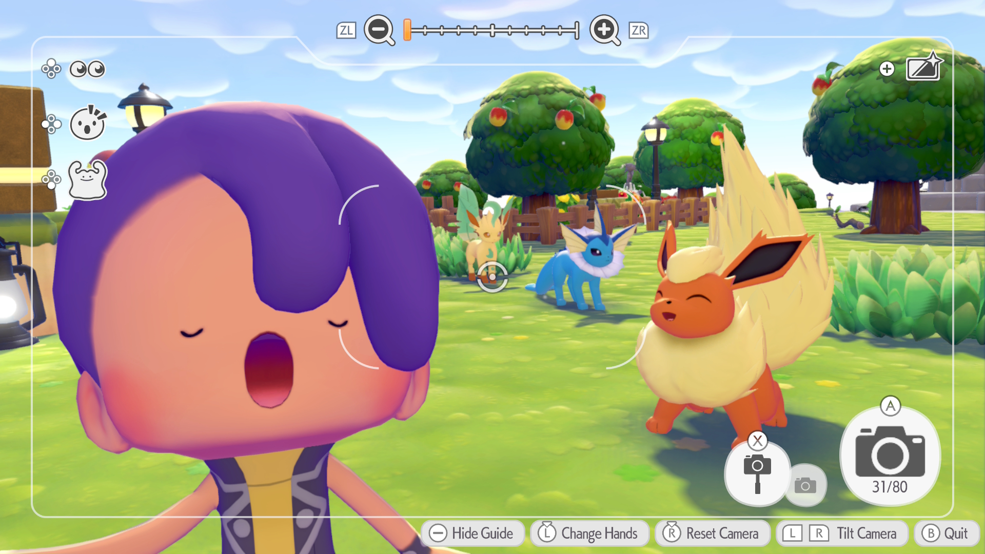A screenshot from Pok&eacute;mon Pokopia on the Nintendo Switch 2