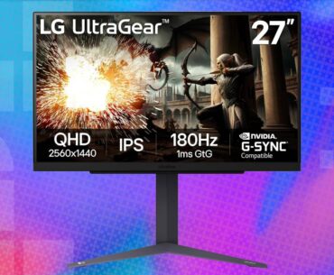 Popular budget-friendly LG UltraGear QHD gaming monitor is down to its best price ever with Amazon deal