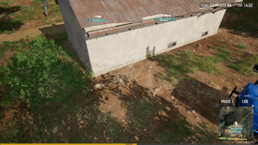 Missed my grenade, but it got me a knock anyway in a surprising way.