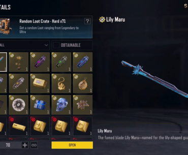 Opened 70 Kui Ji crates. How many Ultras?