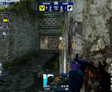 FalleN 1v2 vs Vitality and the arena goes wild