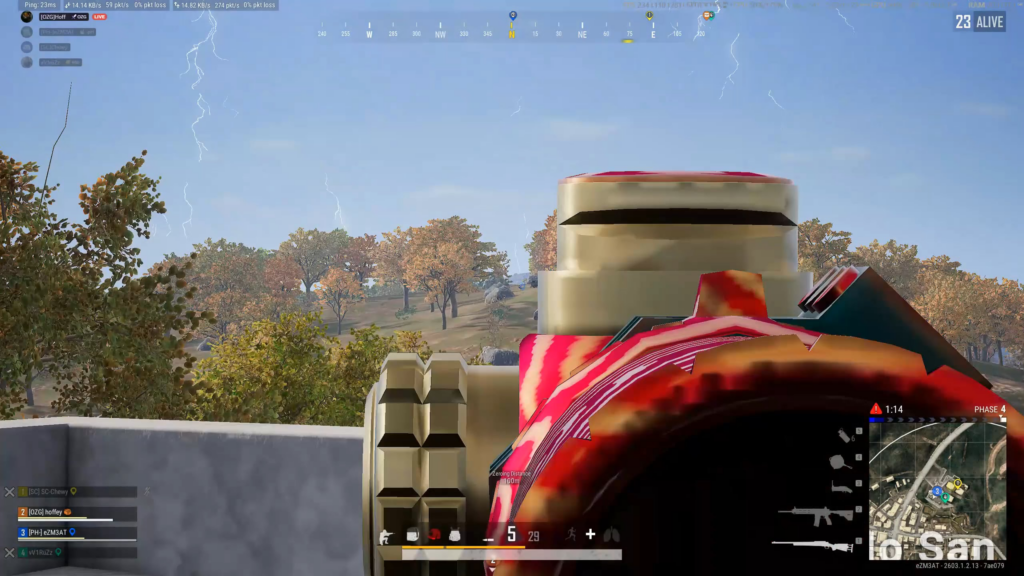 harassment at its finest. Sniped out of a UAZ.