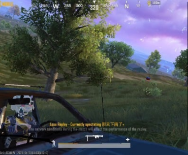 I don't understand how he saw me from down the hill 🤷