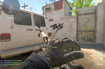 Glitchy spot in Mirage van bumper (bug from update?)