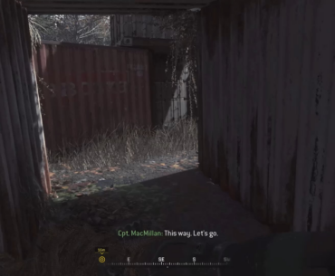 Captain MacMillan having cold feet [MWR]