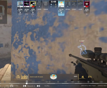 "csgo is back" (with sv_showimpacts 1)