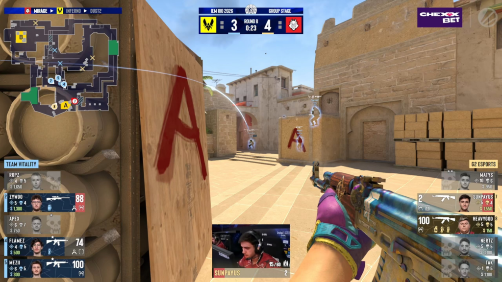 HeavyGod locks in the 1v3 against Vitality