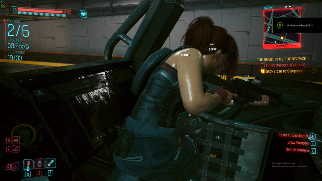 No wonder her husband died. This dude is pushing me into other cars and she just keeps missing.