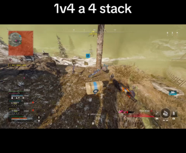 1v4 a 4 stack of sweats [cod]