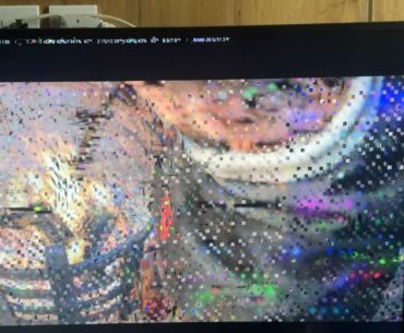 RTX 4070 laptop — artifacts ONLY on external display under load, internal screen is fine (Alienware m16 R2)