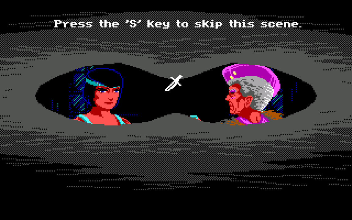 Peeping on a conversation in The Colonel's Bequest