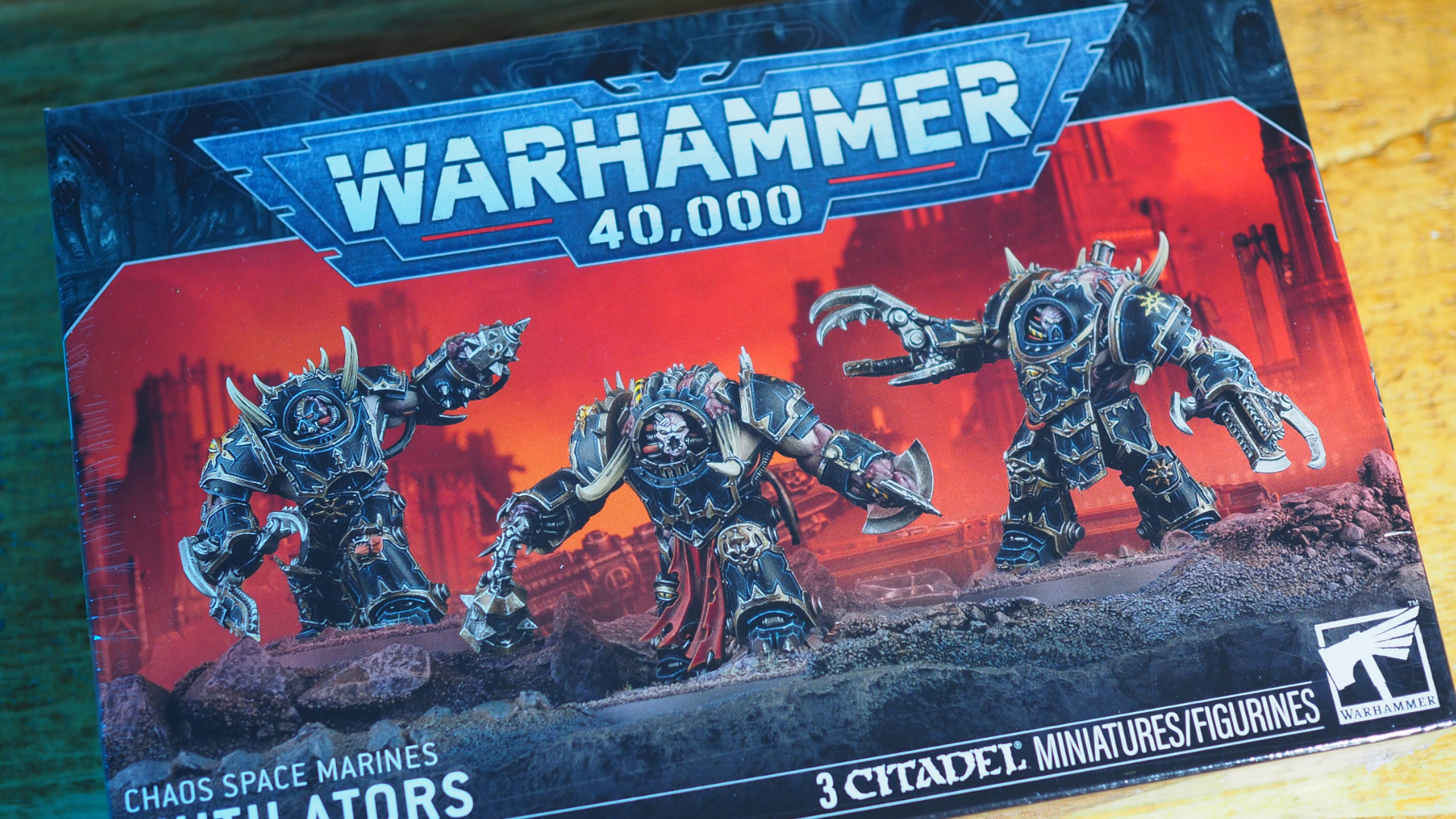 Mutilators box on a wooden surface