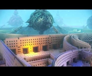 MATRIX from Neuromancer might have looked like a more angular version of this. (Mandelbrot 3D Fractal animation)